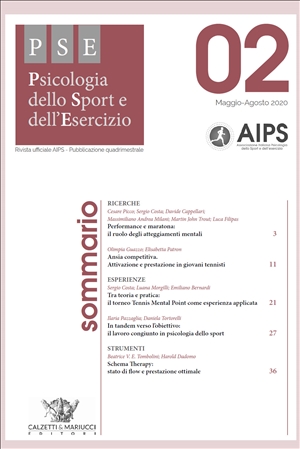 PSE - Psicologia dello Sport e dell'Esercizio. N°2